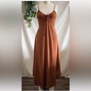 SOZY Sandrine Rust Floral Dress